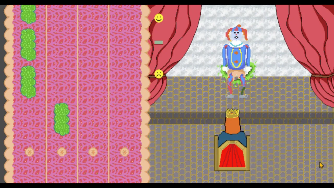 Jester's Symphony: a later level, the throne room