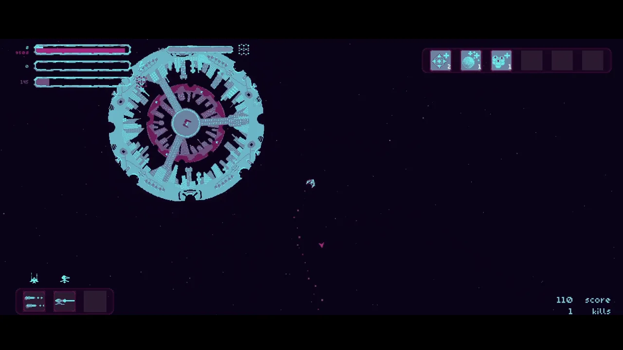 Warpshift: a ring of cyan and magenta energy opening in space